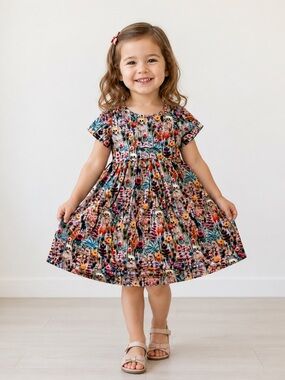 Sugar Skulls & Blossoms Dress